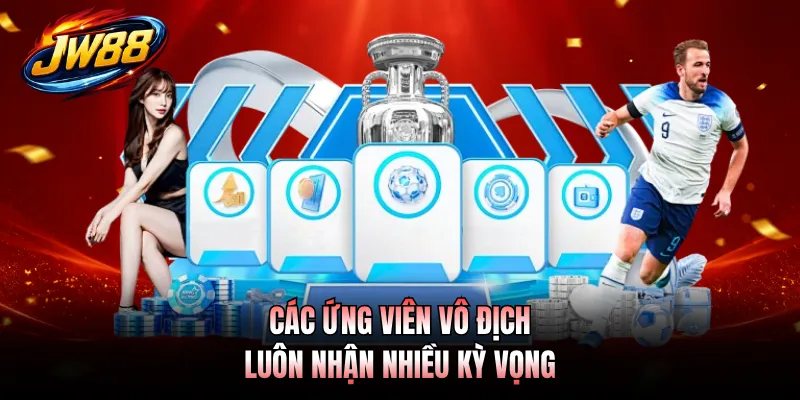 Các ứng viên vô địch luôn nhận nhiều kỳ vọng